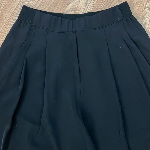 Suzy-D, London,Elegant Black Wide-Leg Palazzo Pants,Pull-On,Elastic,Size Small - Picture 6 of 13